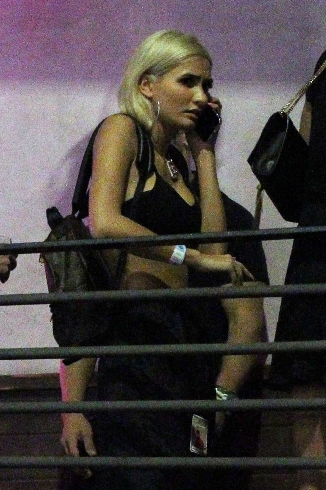 Pia Mia Perez - Night out at Hyde in West Hollywood