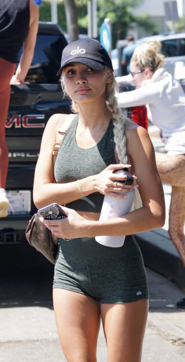 Pia Mia - Seen after getting in a workout at the Dogpound gym in West Hollywood