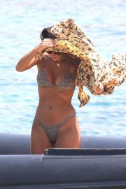 Pia Miller in Bikini on vacationing in Mykonos