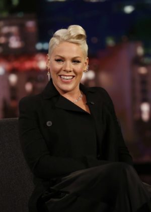 Pink at Jimmy Kimmel Live! in Los Angeles