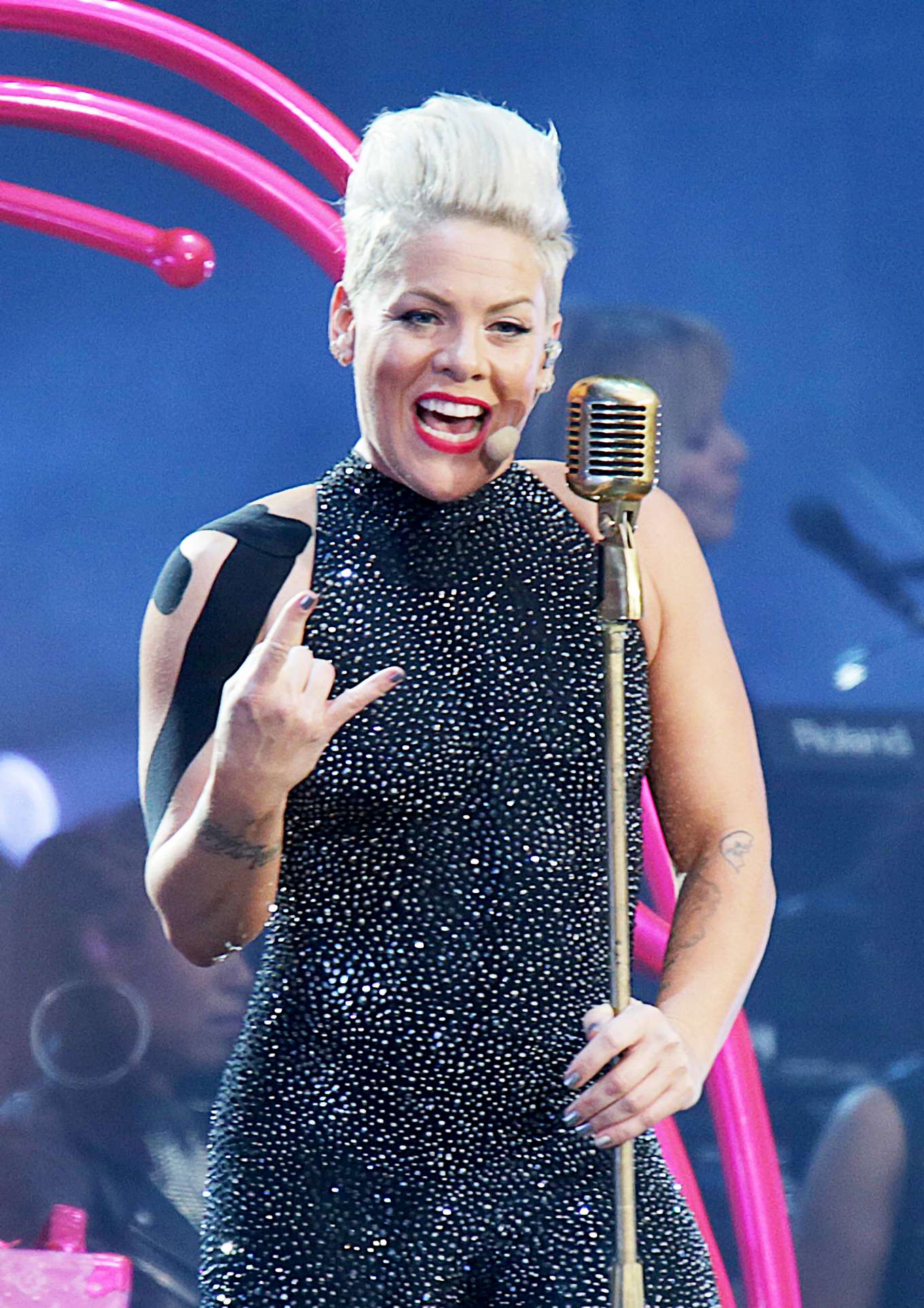 is pink on tour right now