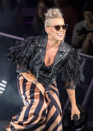Pink - Performs at Summerfest Music Festival 2017 in Milwaukee