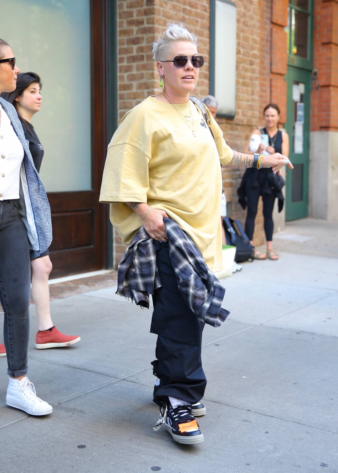 Pink - Seen leaving the Greenwich hotel in New York