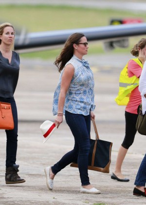 Pipa Middleton at Airport in St. Barts