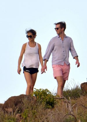 Pippa Middleton and James Matthews at Colombier beach in St Barts