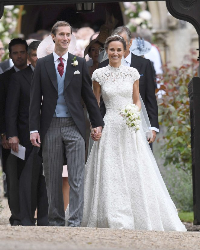 Pippa Middleton and James Matthews at St Mark's Church in Englefield