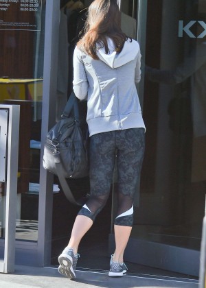 Pippa Middleton in Leggings at the gym in Chelsea