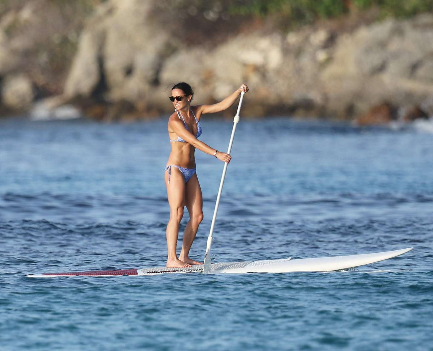 Pippa Middleton in Bikini Paddleboarding -41 GotCeleb
