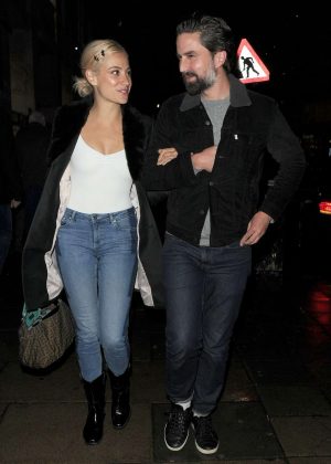 Pixie Lott and Jack Guinness - Leaving 'Chicago' The Musical in London