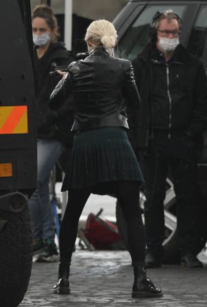 Pom Klementieff - Filming a fight scene for 'Mission Impossible 7' in Rome