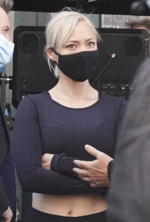 Pom Klementieff - On the set of 'Mission Impossible 7' in Rome