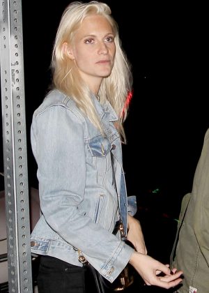 Poppy Delevingne - Leaves a bar in Los Angeles