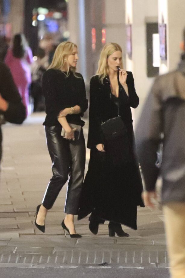 Poppy Delevingne - Night out with friends in London