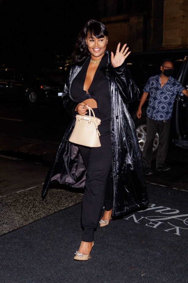 Precious Lee - Arrives at Gigi Hadid’s 'Guest in Residence' brand launch at L'Avenue in New York