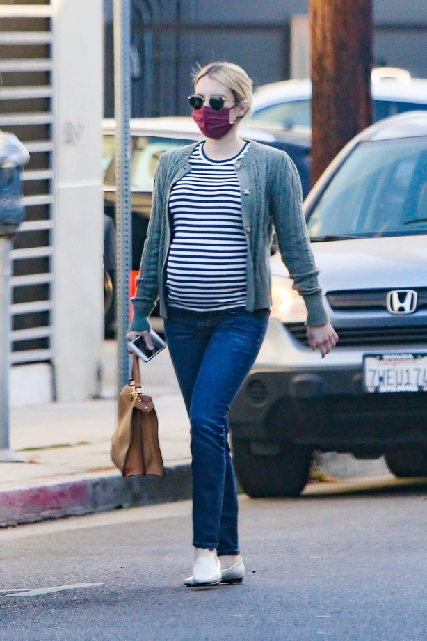 Pregnant Emma Roberts - Shopping candids in Los Angeles