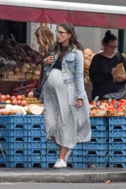 Pregnant Keira Knightley spotted as she steps out in London