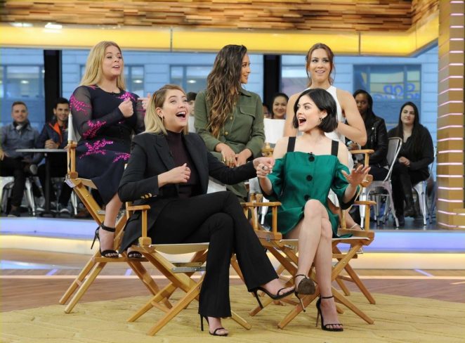 Pretty Little Liars Cast at 'Good Morning America' in New York City