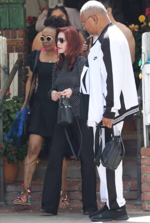 Priscilla Presley - Lunch at the Ivy in Beverly Hills