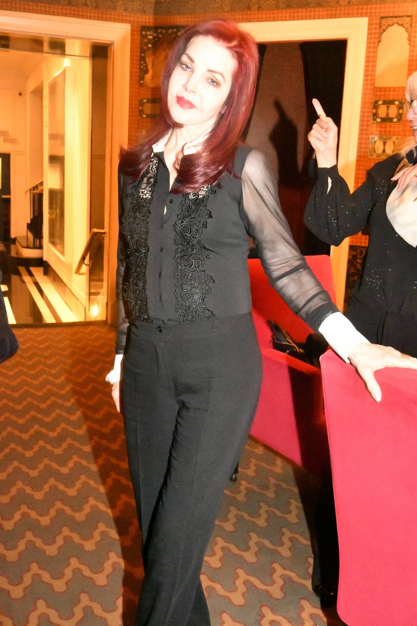 Priscilla Presley - Posing at her hotel in New York