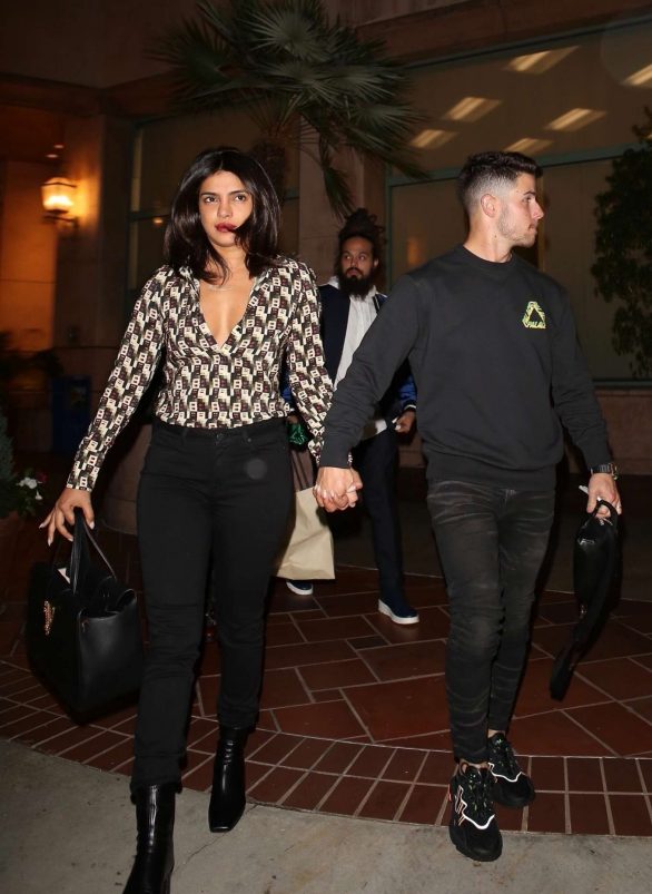 Priyanka Chopra and Nick Jonas - Out in Beverly Hills