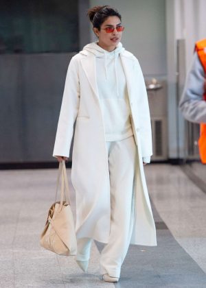 Priyanka Chopra - Arrives at JFK airport in NYC