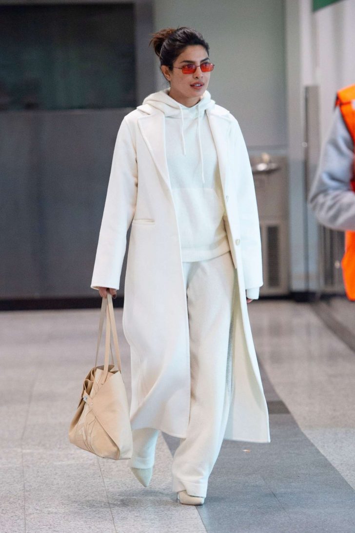 Priyanka Chopra - Arrives at JFK airport in NYC