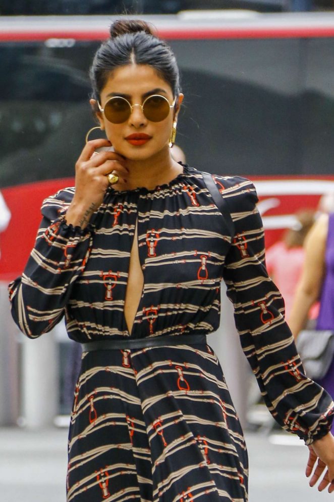 Priyanka Chopra - Arriving at the Longchamp Fashion Show in NY