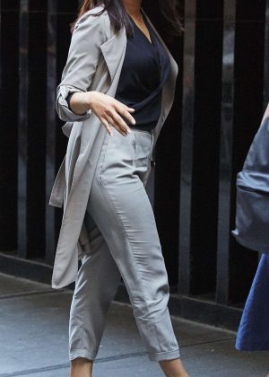 Priyanka Chopra Arriving to the set of 'Quantico' in NYC