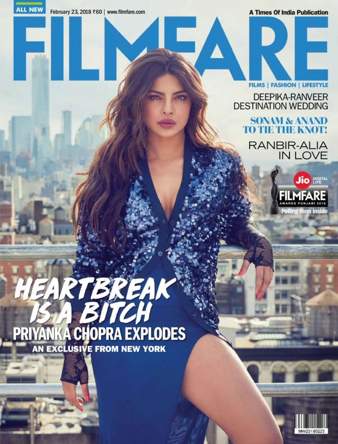 Priyanka Chopra - Filmfare Magazine (February 2018)