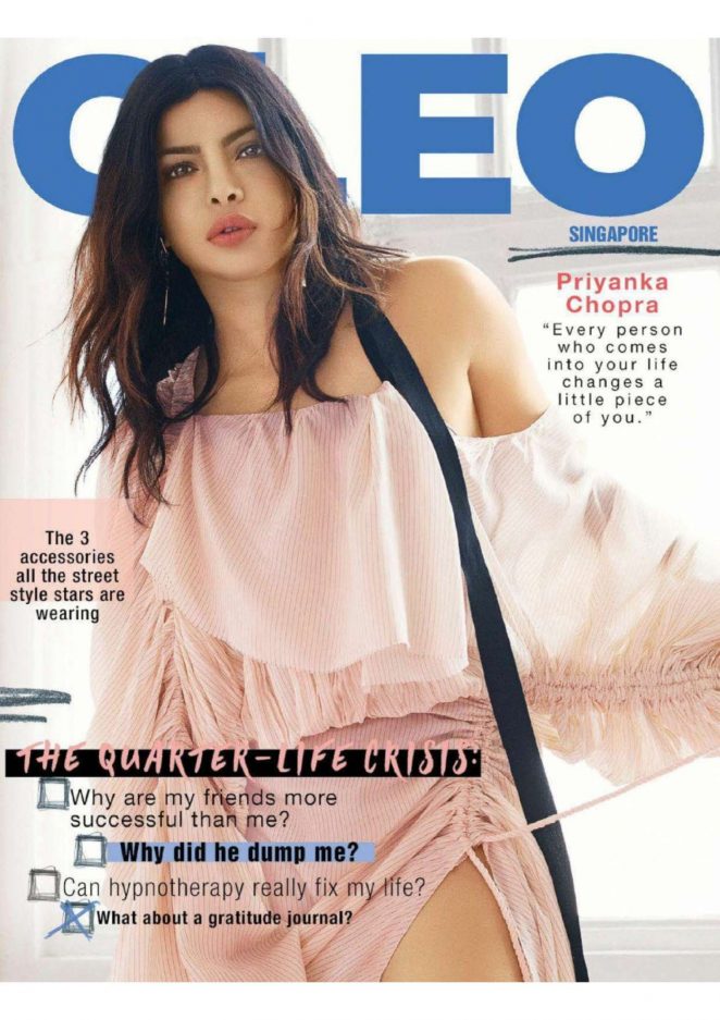 Priyanka Chopra for CLEO Singapore Magazine (October 2018)