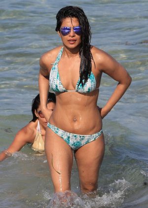 Priyanka Chopra in Bikini at a beach in Miami