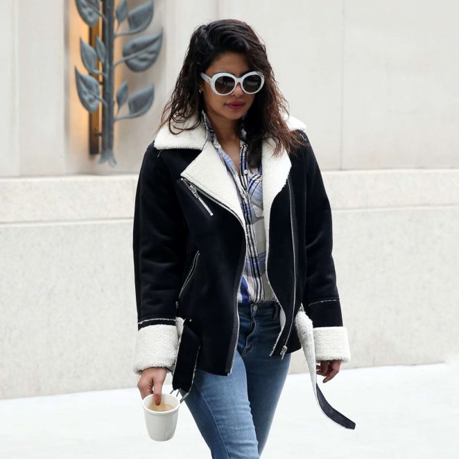 Priyanka Chopra - Leaving an office building in New York City