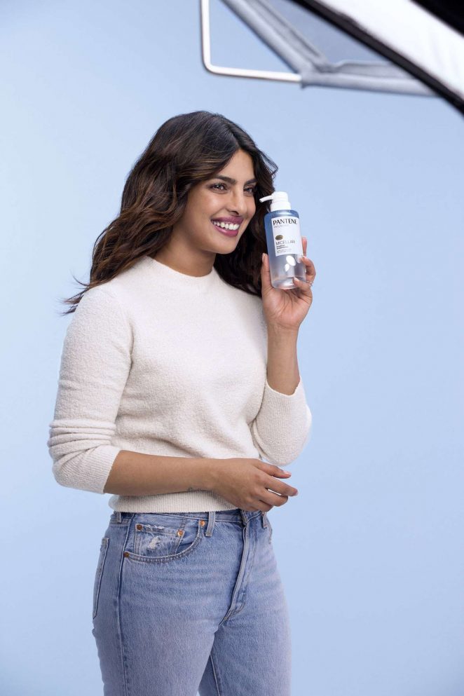 Priyanka Chopra - Photoshoot for a new campaign with Pantene called GoGentle 2018