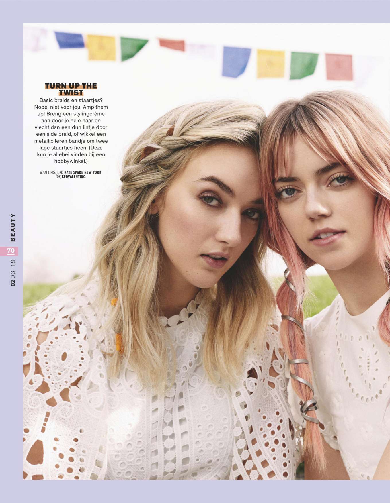 Pyper America And Daisy Clementine Smith â€“ CosmoGIRL! Magazine (July 2019)