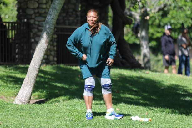 Queen Latifah - Celebrates Father's Day at the Park in Beverly Hills