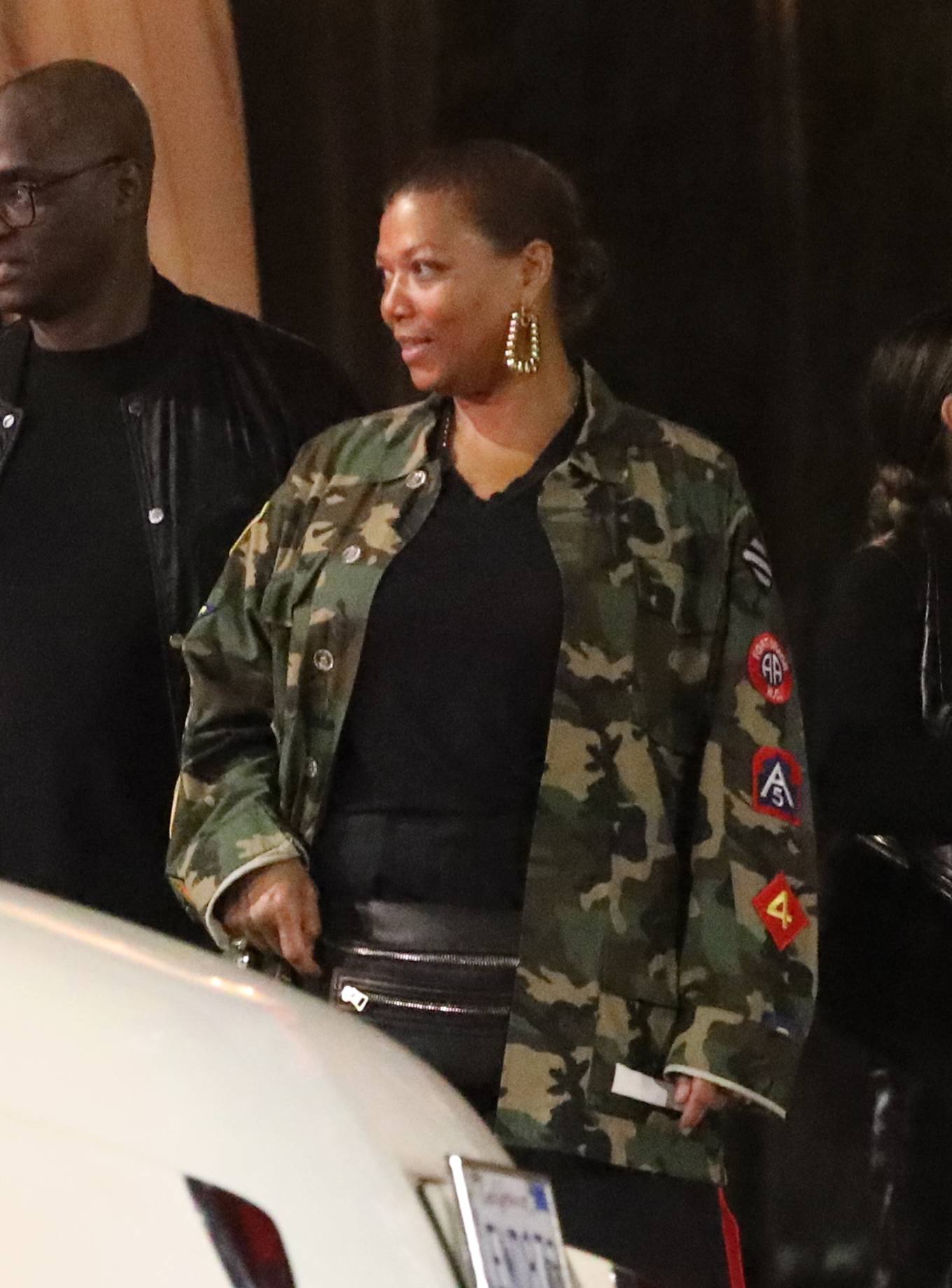 Queen Latifah - With Eboni Nichols seen leaving the Bird Streets Club in West Hollywood