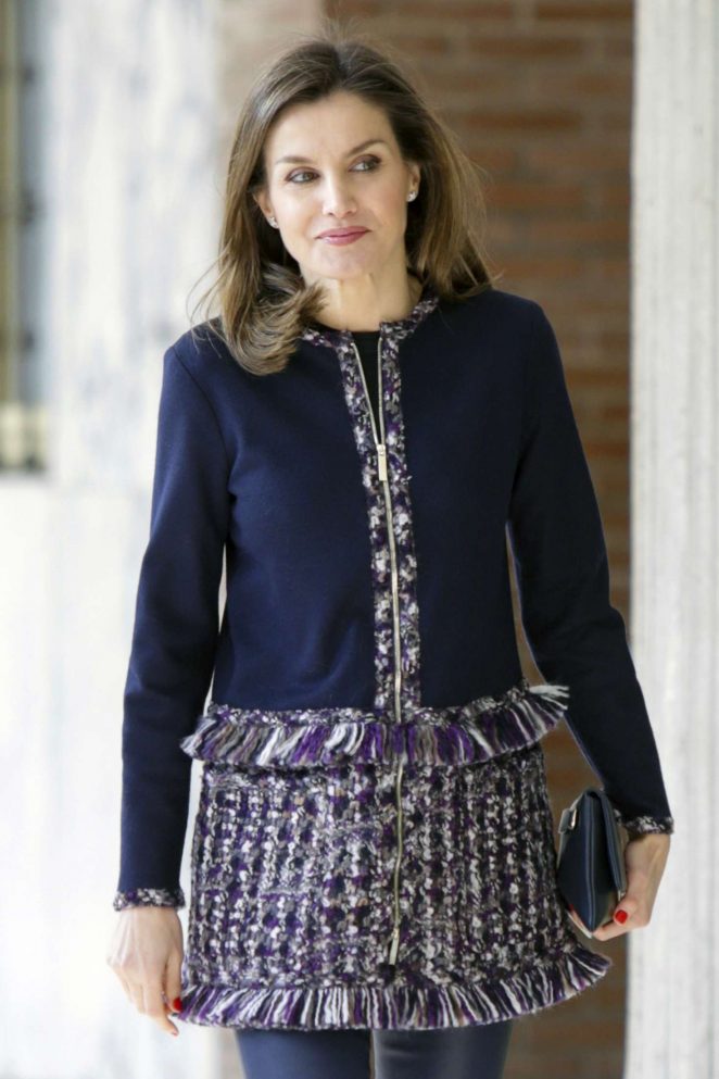 Queen Letizia - Heading to a meeting in Madrid