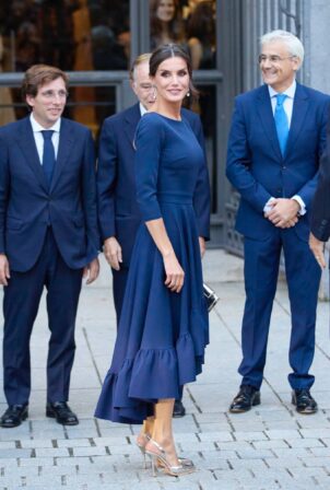 Queen Letizia of Spain - Pictured the Royal Theatre season opening in Madrid