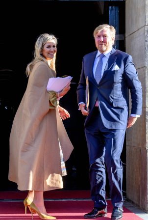 Queen Maxima - Traditional New Year reception for guests at the Royal Palace