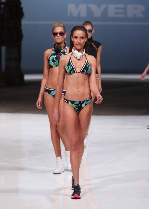 Rachael Finch - Myer Catwalk Fashion Launch in Sydney