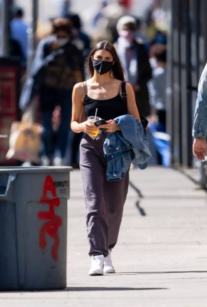 Rachael Kirkconnell - Steps out for a walk in New York