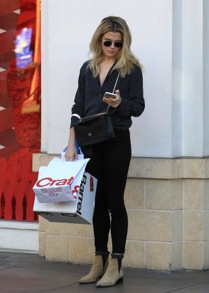 Rachael Taylor at a holiday shopping at The Grove in Hollywood