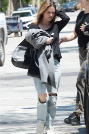 Rachel Bilson in Ripped Jeans - Out and about in LA