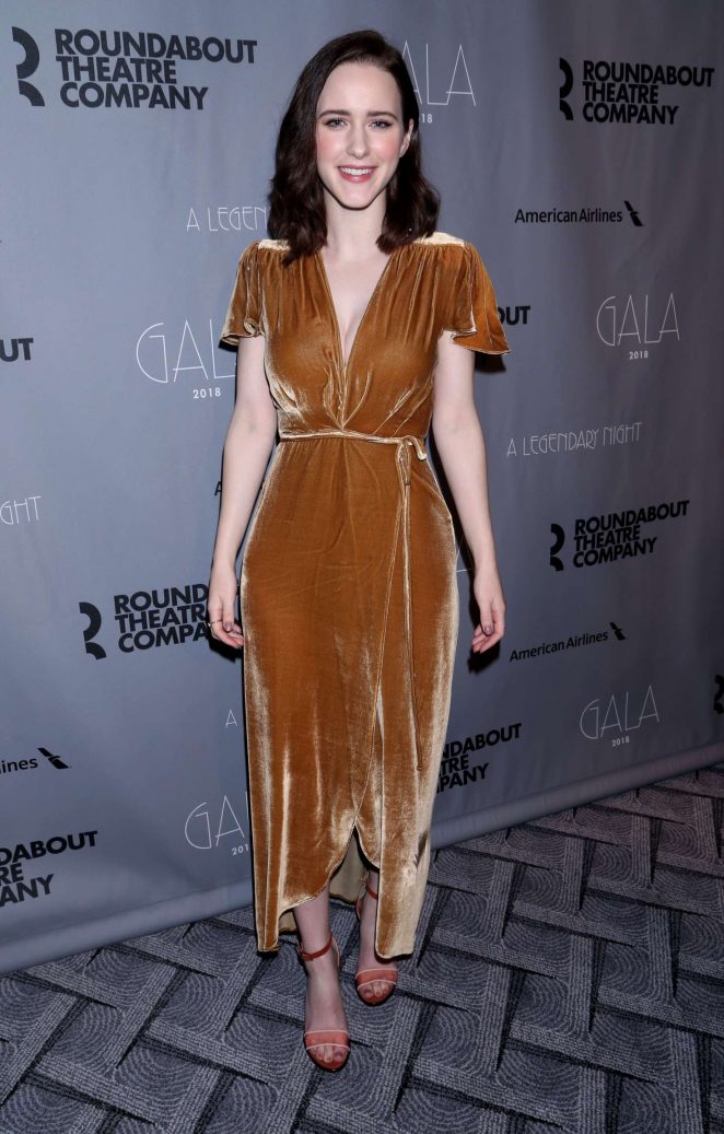 Rachel Brosnahan - 2018 Roundabout Theatre Company Gala in NYC