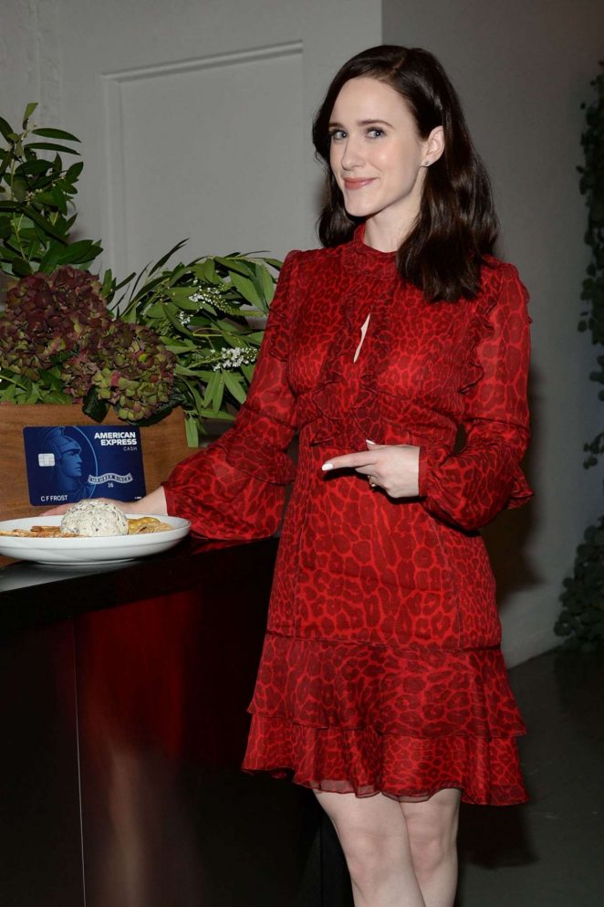 Rachel Brosnahan - American Express Cash Magnet Card Promo in NY