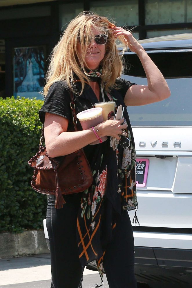 Rachel Hunter out in West Hollywood