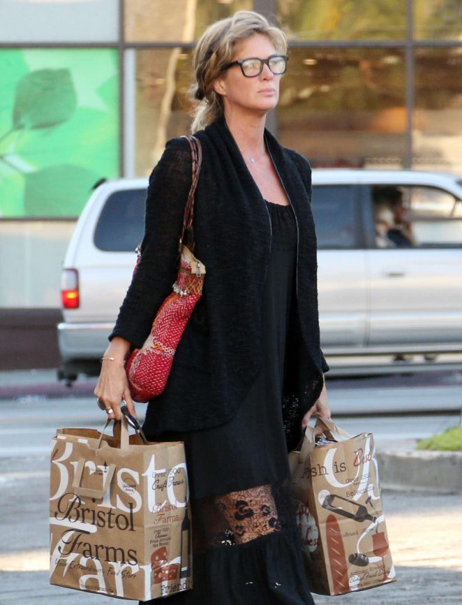 Rachel Hunter out shopping in West Hollywood