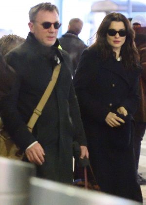 Rachel Weisz and Daniel Craig at JFK Airport in New York