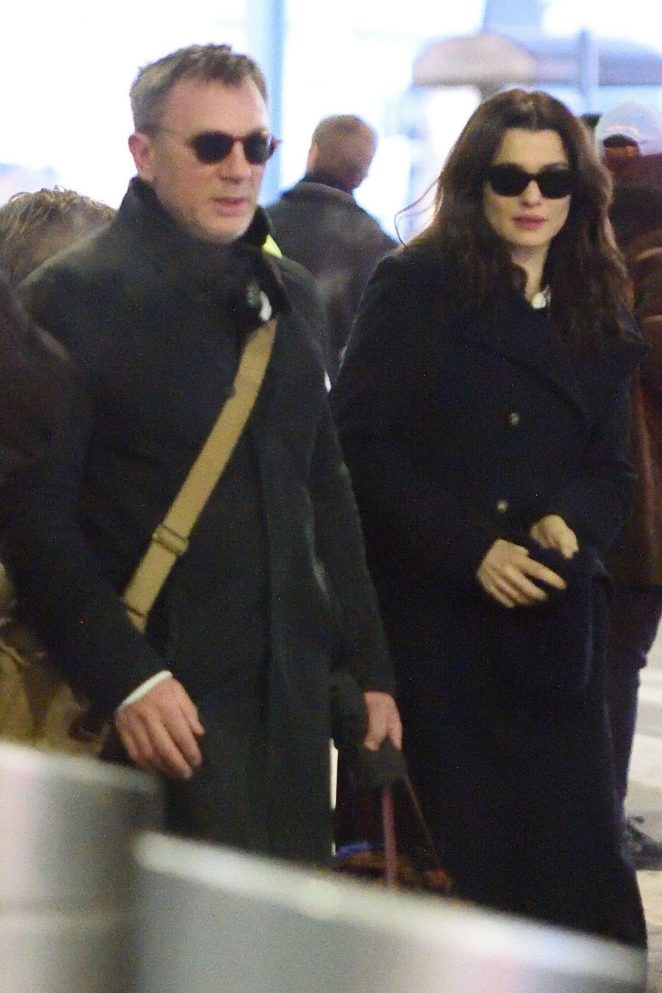 Rachel Weisz and Daniel Craig at JFK Airport in New York