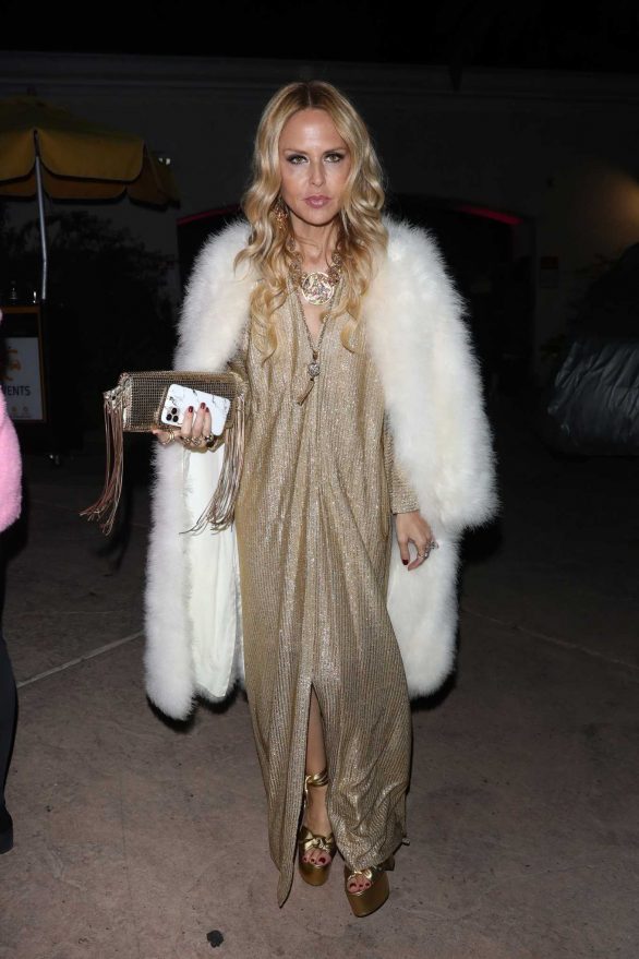 Rachel Zoe is seen leaving Paris Hilton's house in Los Angeles